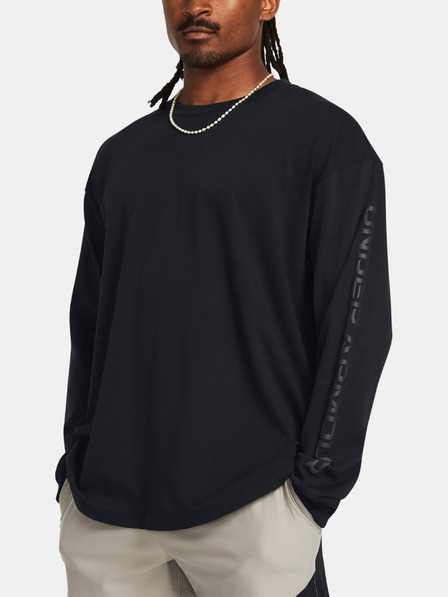 Under Armour Pánské tričko Under Armour UA HW TONAL WORDMARK LS-BLK