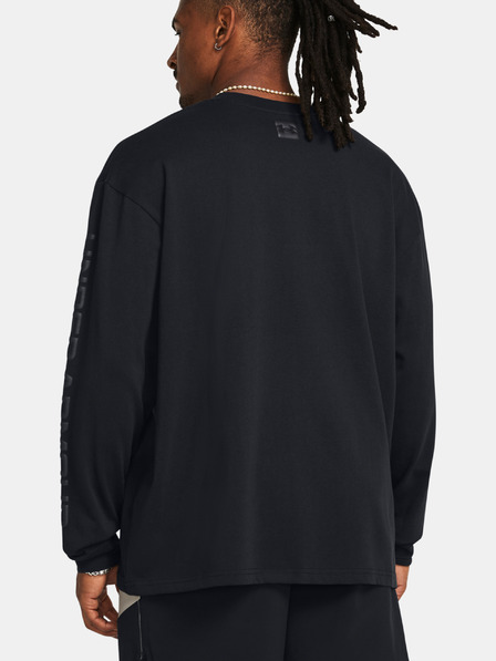 Under Armour Pánské tričko Under Armour UA HW TONAL WORDMARK LS-BLK