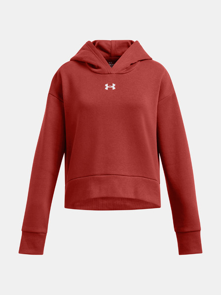 Under Armour Dívčí mikina Under Armour UA Rival Fleece Hoodie-ORG