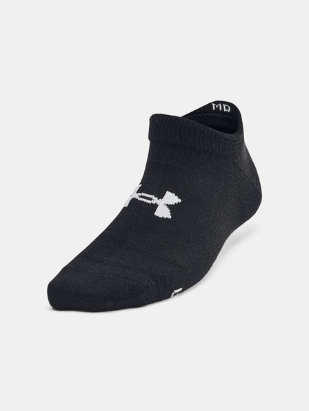 Under Armour Dětské ponožky Under Armour UA Yth Essential No Show 6pk-BLK