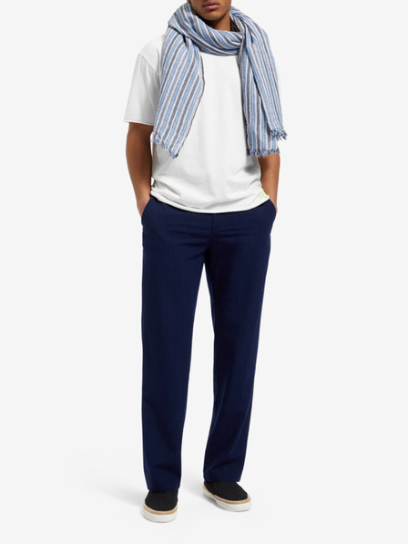 Scotch & Soda Tmavě modré pánské kalhoty Scotch & Soda Finch