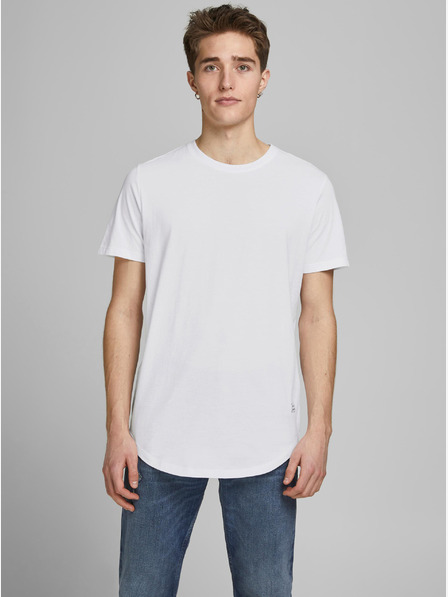 Jack & Jones Bílé pánské basic tričko Jack & Jones