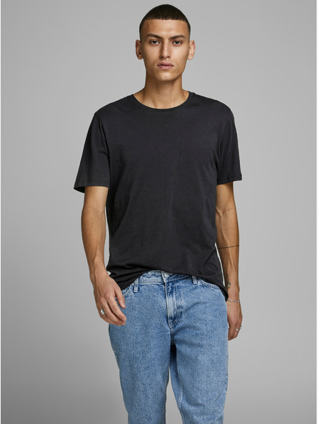 Jack & Jones Černé basic tričko Jack & Jones