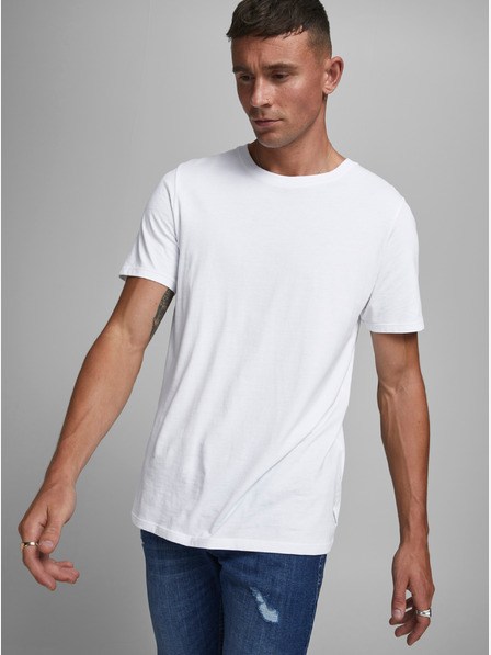 Jack & Jones Bílé basic tričko Jack & Jones