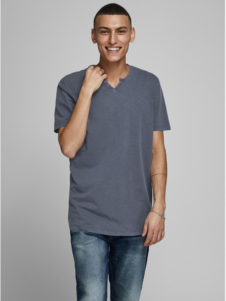 Jack & Jones Modré pánské tričko Jack & Jones