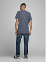 Jack & Jones Modré pánské tričko Jack & Jones