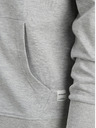 Jack & Jones Světle šedá basic mikina s kapucí Jack & Jones