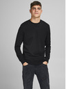 Jack & Jones Černá basic mikina Jack & Jones