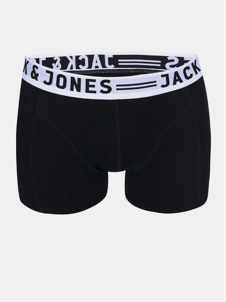 Jack & Jones Sada tří pánských boxerek v černé barvě Jack & Jones Sense