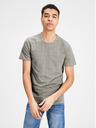 Jack & Jones Šedé žíhané basic tričko Jack & Jones Basic