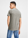 Jack & Jones Šedé žíhané basic tričko Jack & Jones Basic