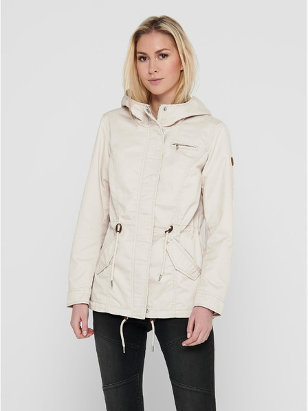 ONLY Krémová parka ONLY Lorca
