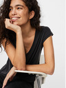 Vero Moda Černé tričko VERO MODA Filli