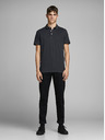 Jack & Jones Tmavě šedé polo tričko Jack & Jones Paulos