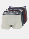 Jack & Jones Sada pěti boxerek v zelené a šedé barvě Jack & Jones Oliver