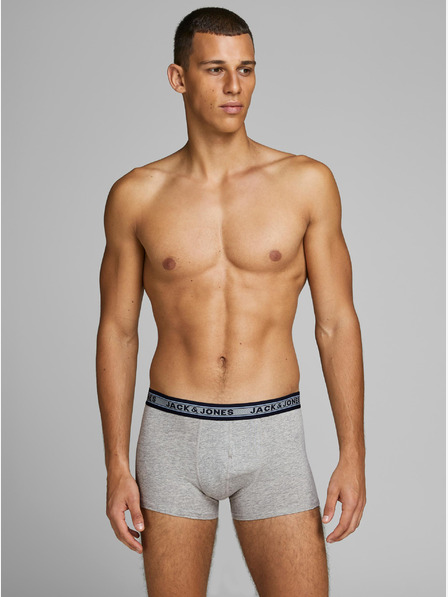Jack & Jones Sada pěti boxerek v zelené a šedé barvě Jack & Jones Oliver