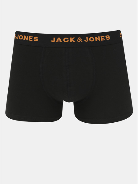 Jack & Jones Sada sedmi černých boxerek Jack & Jones Basic