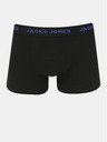 Jack & Jones Sada sedmi černých boxerek Jack & Jones Basic