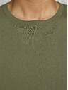 Jack & Jones Khaki basic tričko Jack & Jones Organic