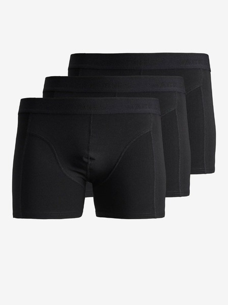 Jack & Jones Sada tří černých boxerek Jack & Jones
