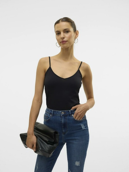 Vero Moda Černé dámské basic tílko VERO MODA Maxi My