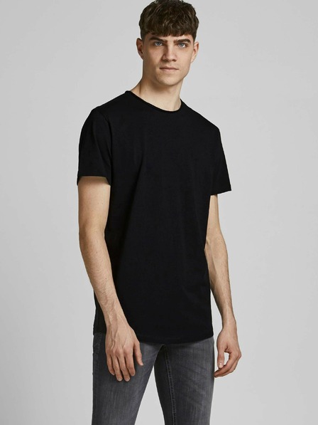 Jack & Jones Černé basic tričko Jack & Jones Basher
