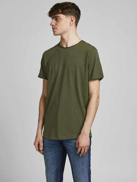 Jack & Jones Khaki basic tričko Jack & Jones Basher