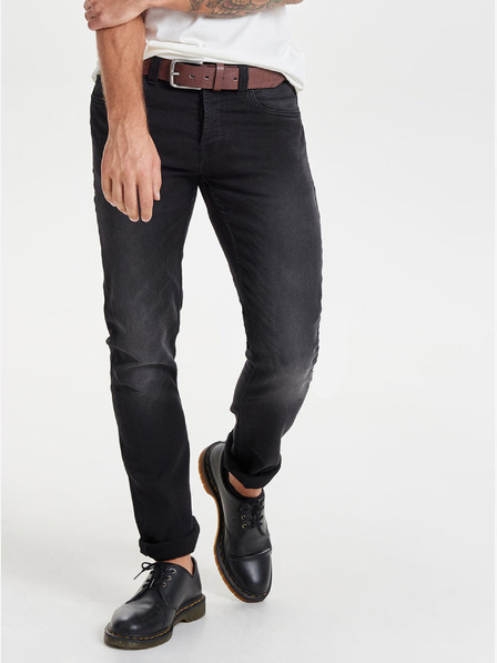 ONLY & SONS Černé džíny slim fit ONLY & SONS Loom