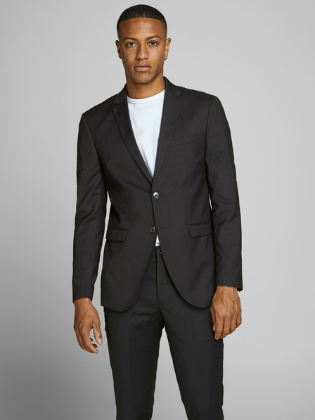 Jack & Jones Černé pánské sako Jack & Jones Franco
