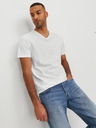 Jack & Jones Bílé pánské basic tričko Jack & Jones
