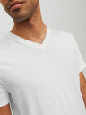 Jack & Jones Bílé pánské basic tričko Jack & Jones