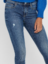 ONLY Modré dámské skinny fit džíny s potrhaným efektem ONLY Wauw