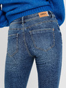 ONLY Modré dámské skinny fit džíny s potrhaným efektem ONLY Wauw