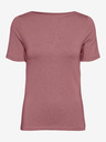 Vero Moda Starorůžové dámské basic tričko VERO MODA Panda