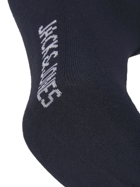 Jack & Jones Sada pěti párů tmavě modrých pánských ponožek Jack & Jones Dongo