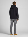 Jack & Jones Černá pánská basic mikina s kapucí Jack & Jones Star