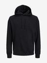 Jack & Jones Černá pánská basic mikina s kapucí Jack & Jones Star