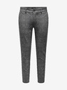 ONLY & SONS Šedé pánské kostkované kalhoty ONLY & SONS Mark