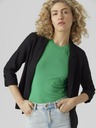 Vero Moda Černé dámské sako s příměsí lnu VERO MODA Jesmilo