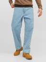 Jack & Jones Světle modré pánské straight fit džíny Jack & Jones Alex