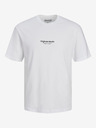 Jack & Jones Bílé pánské tričko Jack & Jones Vesterbo