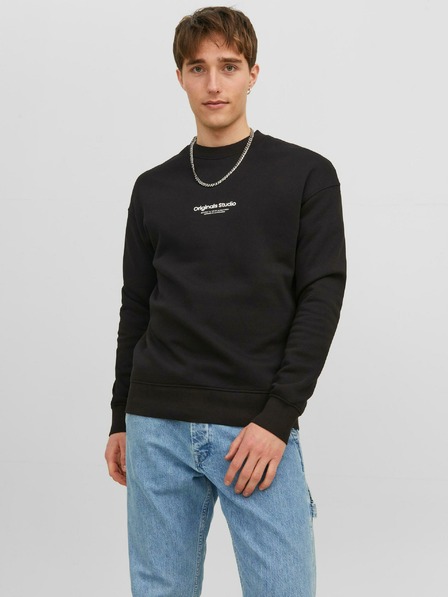 Jack & Jones Černá pánská mikina Jack & Jones Vester