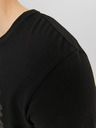 Jack & Jones Černé pánské tričko Jack & Jones Corp