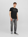 Jack & Jones Černé pánské tričko Jack & Jones Corp