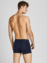 Jack & Jones Sada tří pánských boxerek v tmavě modré, vínově a černé barvě Jack & Jones Basic