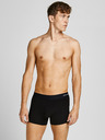 Jack & Jones Sada tří pánských boxerek v tmavě modré, vínově a černé barvě Jack & Jones Basic