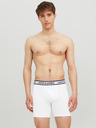 Jack & Jones Sada tří pánských boxerek ve světle šedé, bílé a tmavě modré barvě Jack & Jones Solid