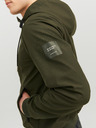 Jack & Jones Khaki pánská lehká softshellová bunda Jack & Jones Basic