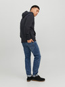 Jack & Jones Černá pánská mikina s kapucí Jack & Jones Corp