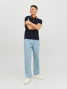 Jack & Jones Tmavě modré pánské polo tričko Jack & Jones Paulos